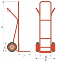 Schefer Sackkarre SK Premium, 150kg Tragkraft,...