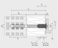 CELO ResiTHERM® 16, 2er Set, Gewindestange M16x350 nichtrostender Stahl A4, Anschlussgewinde M12x70 nichtrostender Stahl A4, ETA Zulassung, ETA Zulassung