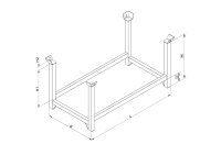 Eichinger® Stapelpalette 1314, 2000kg Traglast