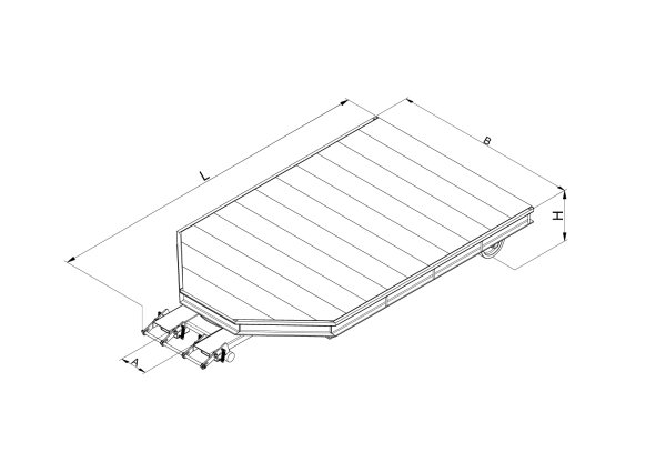 Eichinger® Kommissionierplattform 2097, 5000kg Tragfähigkeit