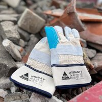 Hase WISMAR V, Arbeitshandschuh aus Spaltleder, Größe 9-11, Kat. II, EN 388, EN 407