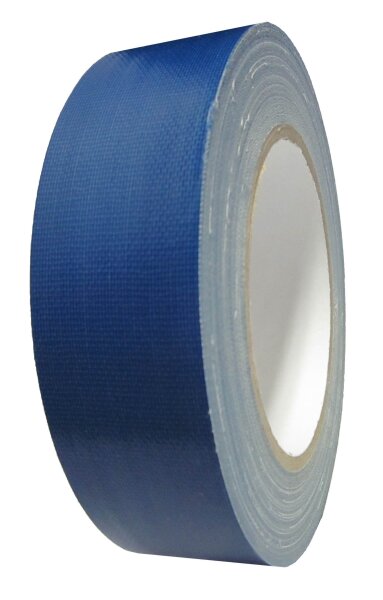 PE-Gewebeband dunkelblau, UV-beständig, Naturkautschukkleber