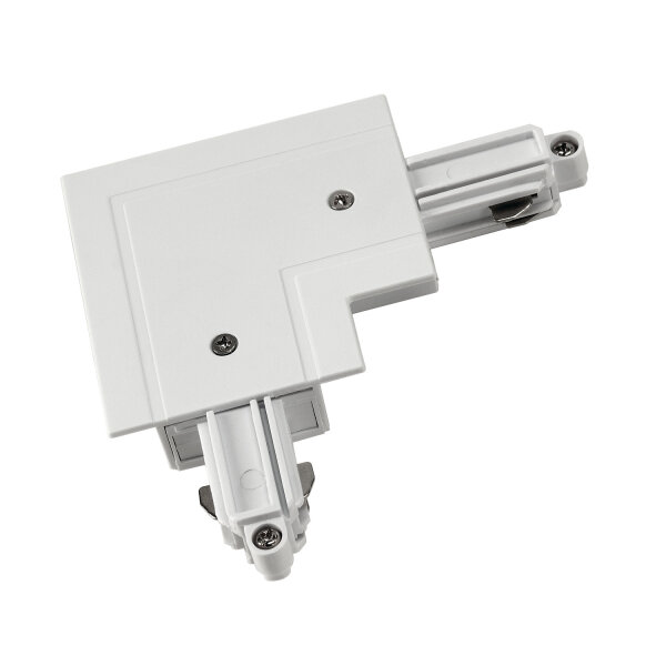 SLV ECK-VERBINDER, für Hochvolt 1Phasen-Einbauschiene, weiß
