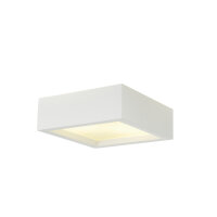 SLV PLASTRA 104, Deckenleuchte, TC-DSE, eckig, weißer Gips, max. 50 W