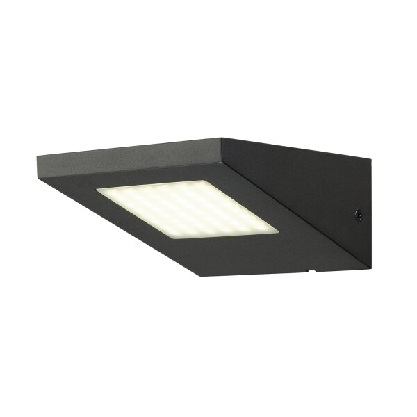 SLV IPERI, Outdoor Wandleuchte, LED, 4000K, IP44, anthrazit, 48 LED, 5W