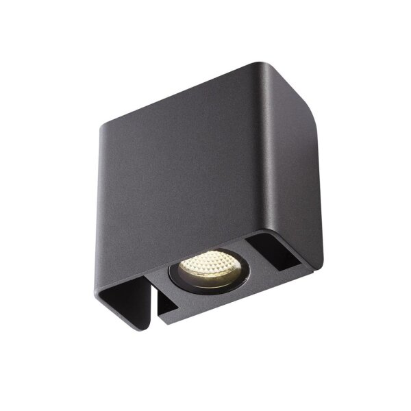 SLV MANA OUT, Outdoor Wandaufbauleuchte, anthrazit, 3000K, IP65, dimmbar