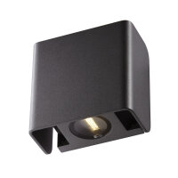 SLV MANA OUT, Outdoor Wandaufbauleuchte, anthrazit, 3000K, IP65, dimmbar