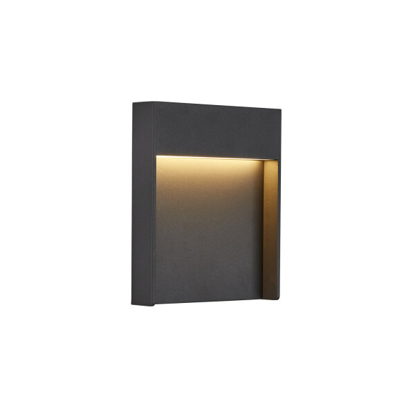 SLV FLATT SENSOR, Outdoor LED Wandaufbauleuchte IP65