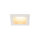 SLV VERLUX, Einbauleuchte, LED, 3000K, mattweiß, L/B/T 8,5/8,5/4,5 cm, 10W