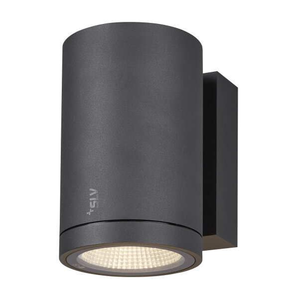 SLV ENOLA ROUND, single Outdoor LED Wandaufbauleuchte