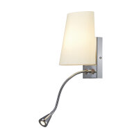 SLV COUPA FLEX, Wandleuchte, QT14, 3000K, chrom, Glas...