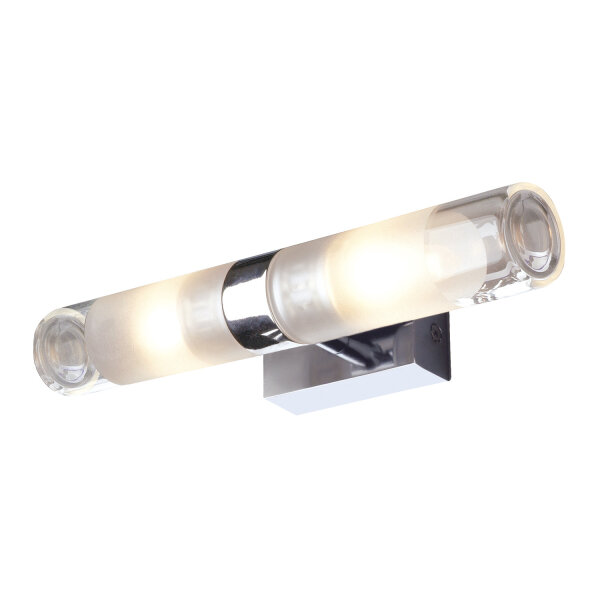 SLV MIBO UP/DOWN, Wandleuchte, QT14, IP21, up/down, chrom, max. 50 W