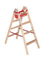 Euroline Holz-Sprossenstheleiter 10504 mit...