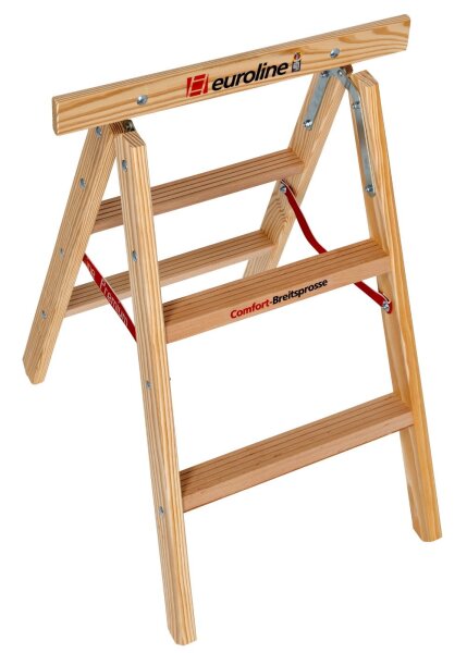 Euroline Holz-Tapezierbock 11504 mit Comfort-Breitsprosse 150kg max.