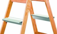 Euroline Aufsetzstufe für Holz Sprossenstehleitern...