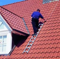 Euroline Alu-Dachdeckerauflegeleiter 320 mit 18 Sprossen