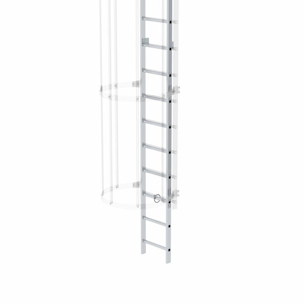 Euroline Leichtmetall-Einstiegsleiter 3,14m