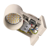 SLV RUSTY© UP/DOWN, Outdoor LED Wandaufbauleuchte rund rost CCT switch 3000/4000K