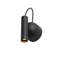 SLV KARPO MAGN, Indoor LED Wandaufbauleuchte schwarz 3000K