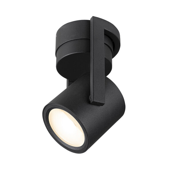 SLV OCULUS, Indoor LED Wand- und Deckenaufbauleuchte schwarz DIM-TO-WARM