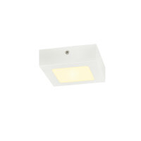 SLV SENSER 12, Indoor LED Deckenaufbauleuchte eckig weiß 3000K