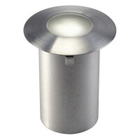 SLV TRAIL-LITE® 60, Outdoor Bodeneinbauleuchte, LED, 3000K, IP65, edelstahl 316, Glaseinsatz satiniert