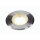 SLV DASAR® FLAT 80, Outdoor Bodeneinbauleuchte, LED, 3000K, IP67, rund, edelstahl gebürstet, 3,5W