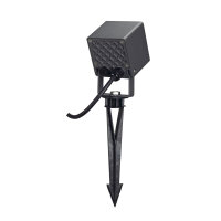 SLV NAUTILUS 10, Outdoor Spiessleuchte, LED, 3000K, IP65, eckig, anthrazit, 9W