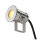 SLV DASAR®PROJECTOR, Outdoor Strahler, LED, 3000K, IP68, edelstahl 316, 12-24V, 7W
