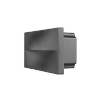SLV ADI, Outdoor Wandeinbauleuchte, LED, 3000K, IP55, anthrazit, 15,4W