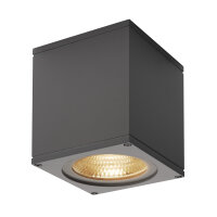 SLV BIG THEO, Outdoor Deckenleuchte, LED, 3000K, anthrazit