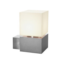 SLV SQUARE, E27, Outdoor Wandleuchte, Edelstahl 304, max....