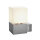 SLV SQUARE, E27, Outdoor Wandleuchte, Edelstahl 304, max. 20W, IP44