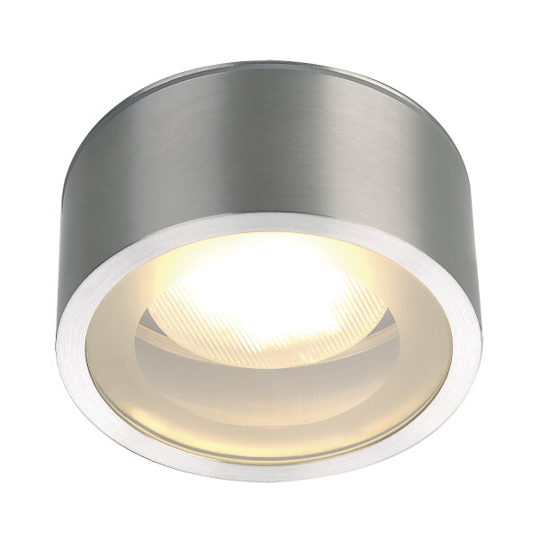 SLV ROX, TCR-TSE, Outdoor Deckenleuchte, alu gebürstet, max.11W, IP44