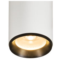 SLV NUMINOS® XL PHASE, Pendelleuchte weiß / schwarz 36W 2700K 36°