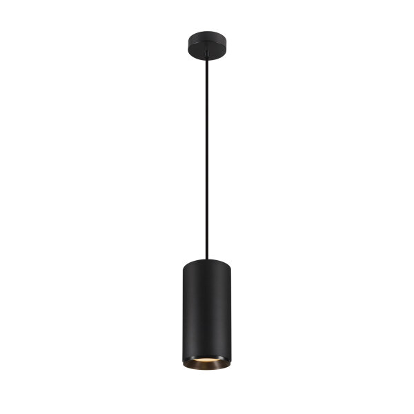 SLV NUMINOS® XL PHASE, Pendelleuchte schwarz 36W 2700K 24°