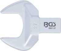 BGS Einsteck-Maulschlüssel | 27 mm | Aufnahme 14 x 18 mm