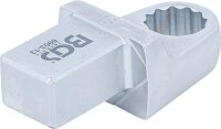 BGS Einsteck-Ringschlüssel | 21 mm | Aufnahme 14 x 18 mm