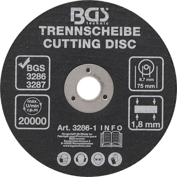 BGS Trennscheibe