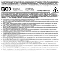 BGS Schubladenführung für Werkstattwagen Art. 4102, 4103, 4111, 4112, 4113, 4114