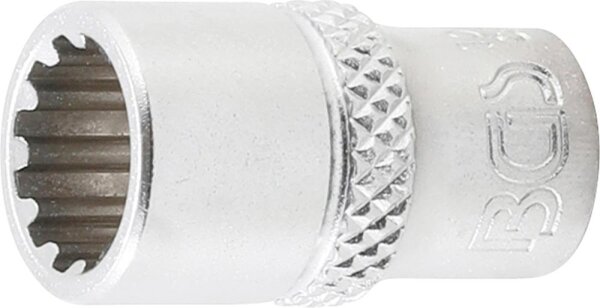 BGS Steckschlüssel-Einsatz Gear Lock | Antrieb Innenvierkant 6,3 mm (1/4") | SW 9 mm