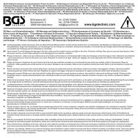 BGS Steckschlüssel-Einsatz Gear Lock, tief | Antrieb Innenvierkant 6,3 mm (1/4") | SW 9 mm