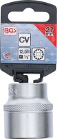 BGS Steckschlüssel-Einsatz Gear Lock | Antrieb Innenvierkant 12,5 mm (1/2") | SW 27 mm
