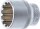BGS Steckschlüssel-Einsatz Gear Lock | Antrieb Innenvierkant 12,5 mm (1/2") | SW 27 mm