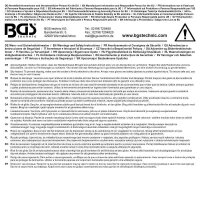 BGS Steckschlüssel-Einsatz Gear Lock, tief | Antrieb Innenvierkant 12,5 mm (1/2") | SW 15 mm