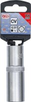 BGS Steckschlüssel-Einsatz Gear Lock, tief | Antrieb Innenvierkant 12,5 mm (1/2") | SW 18 mm