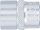 BGS Steckschlüssel-Einsatz Gear Lock | Antrieb Innenvierkant 10 mm (3/8") | SW 14 mm