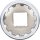 BGS Steckschlüssel-Einsatz Gear Lock | Antrieb Innenvierkant 10 mm (3/8") | SW 19 mm