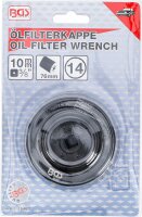 BGS Ölfilterschlüssel | 14-kant | Ø 76 mm | für VW, Porsche, Mercedes-Benz, BMW, Audi, Opel