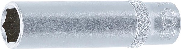 BGS Steckschlüssel-Einsatz Sechskant, tief | Antrieb Innenvierkant 6,3 mm (1/4") | SW 9 mm